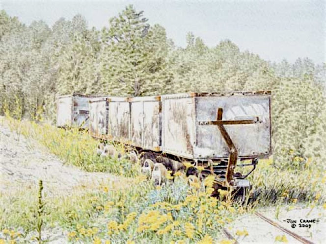LADEN WITH HISTORY by Jon Crane -- Fine Art Watercolors