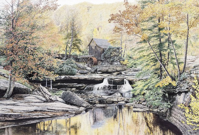 REFLECTIONS OF FALL by Jon Crane -- Fine Art Watercolors