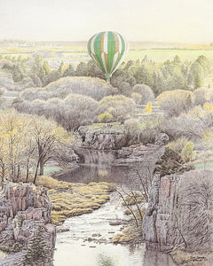 BENEATH THE PRAIRIE SKY by Jon Crane -- Fine Art Watercolors