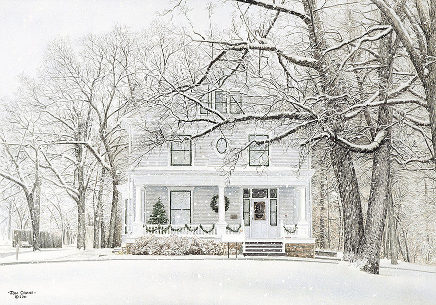 D. C. BOOTH HOME by Jon Crane -- Fine Art Watercolor