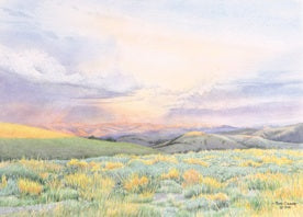 STORM ON THE GREAT DIVIDE by Jon Crane -- Fine Art Watercolors