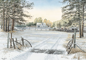 WINTER'S GLOW by Jon Crane -- Fine Art Watercolors